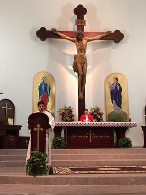 Mass with Father Anthony