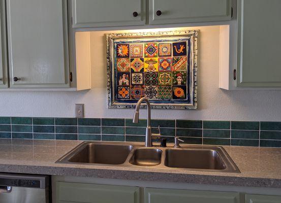 Counter top and Back splash job in Yucca Valley