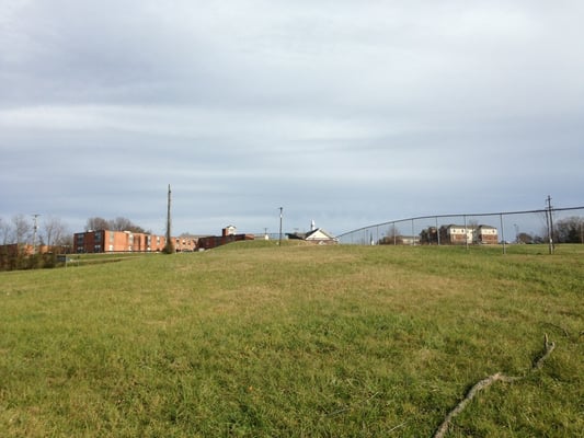 View of Carson-Newman campus from the trail