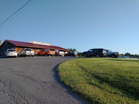 Parking lot and building ( old Annie's Kitchen building)