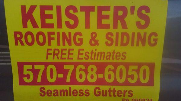 Keister's Roofing and Siding