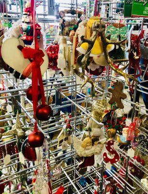 Pick up your ornaments here - great variety and well-priced