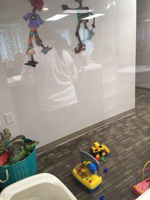 Play area in waiting room.