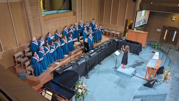 Choir on stage