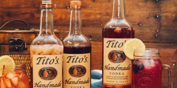 Bring in the New year with the best vodka around titos all sizes available.