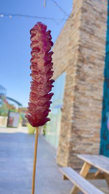 Sausage skewer.