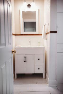 Upstairs bathroom.