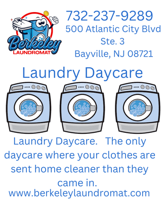 Drop your laundry off and we will return them clean.