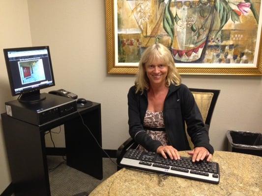 Working hard for my clients! Gloria Ashdown, realtor San Jose - Almaden Valley, Blossom Valley - Los Gatos Saratoga Campbell Cupertino.