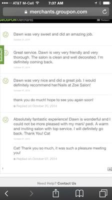 So appreciative of all the clients ( all 200+ that I have had the pleasure of working with so far thru Groupon)