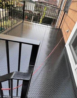 Our incombustible metal deck for "multiple family" dwellings