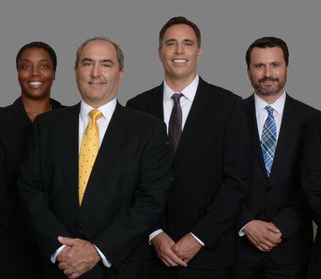 Attorneys Alana Grice Conner, Clifford Fried, Steve Williams and David Semel