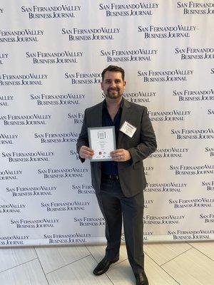 San Fernando Valley Business Journal recognition event