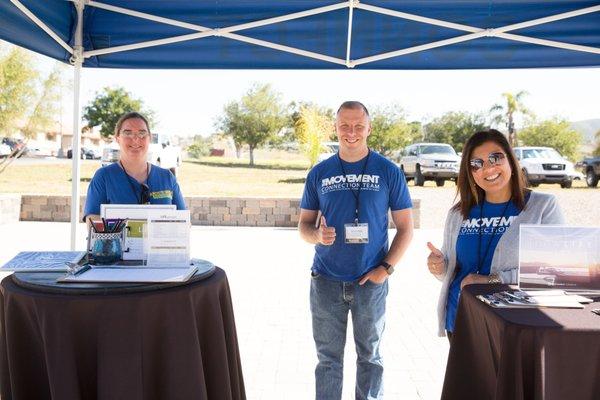 Come say hello at our Connect Booth in the courtyard! We can answer any questions you have about our church!