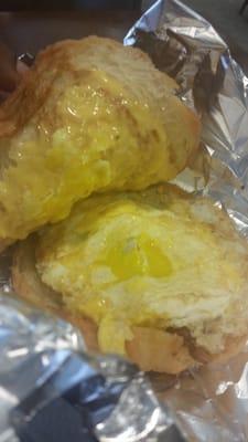 half cooked egg #vomit so not my thing