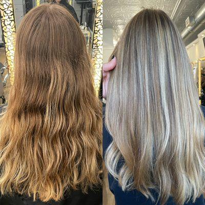 Before & After Balayage