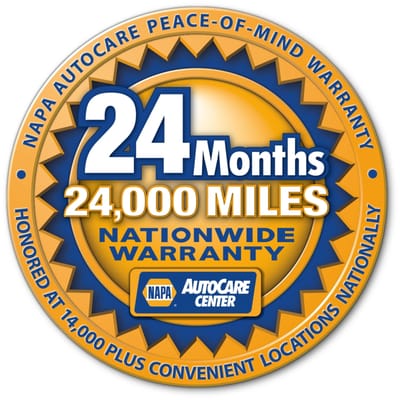 Nationwide Warranty at over 14000 locations will provide you with the Peace of Mind that you need.