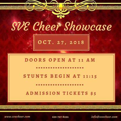 Upcoming Cheer Showcase!