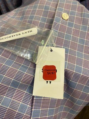 Clearance Dress Shirts  -as low as $5.00 !