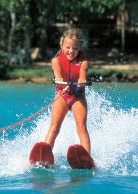 Learn to waterski with the help of our friendly staff and expert boat drivers.