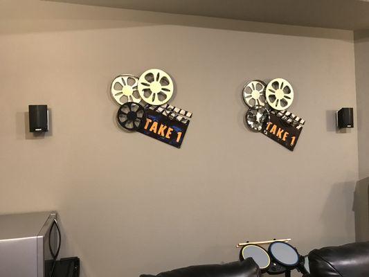 Home theater decor