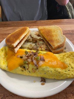 Fajita omelette