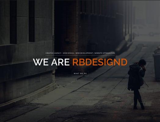 Font page RBDesignd website redesign. Even we need to update our site every once in awhile...