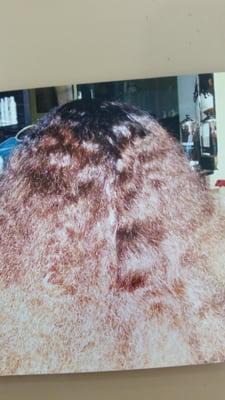 Before keratin treatment