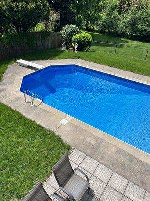 Home pool.