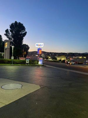 The monument sign as you pull in off the highway