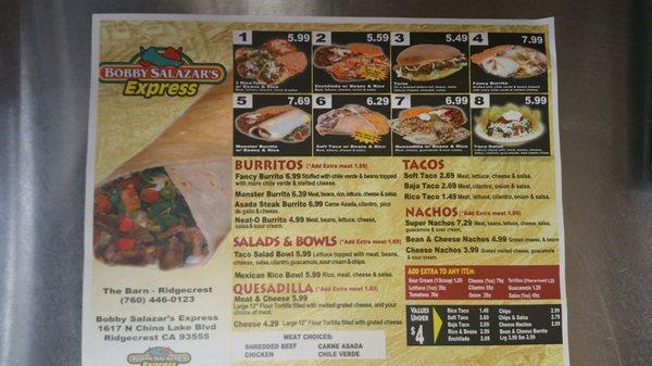 Bobby Salazars Mexican Food