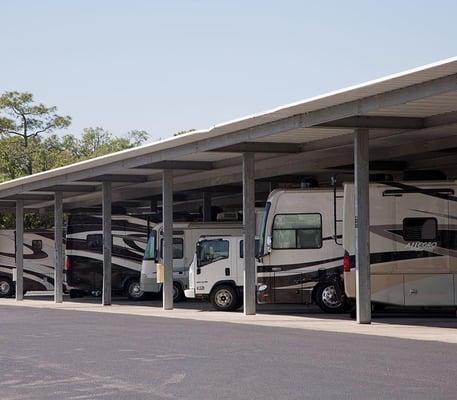 Covered RV Storage