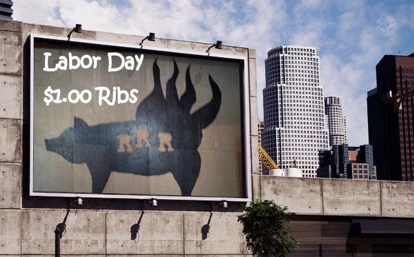 LABOR DAY  $1.00 Ribs!