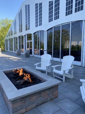 Wedding back patio