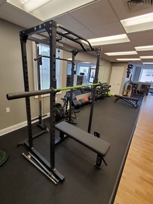 Part of our workout area