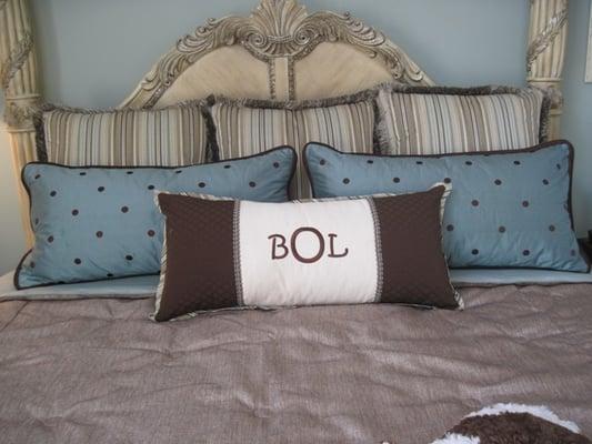 Custom bedding!