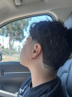 Boy's haircut