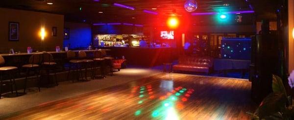 the dance floor at Upscale Fridays