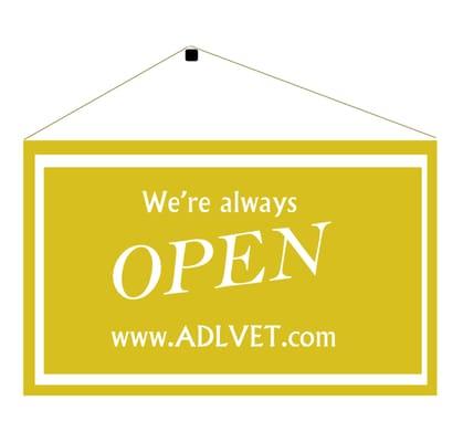 Place your order 24/7 at adlvet.com!