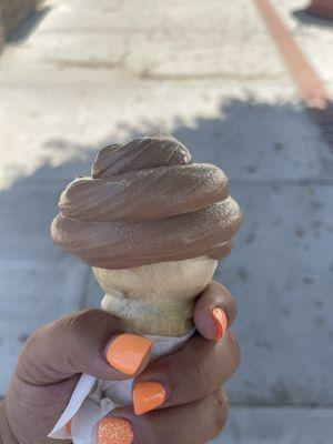 Chocolate soft serve