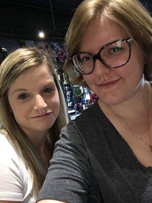 Me and the bestie kickin it at the best vape shop in town!