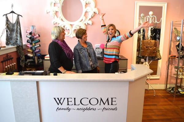 Missy McKenzie is really happy Magnolias Boutique is finally open for business.