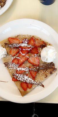 Strawberry Nutella crepe