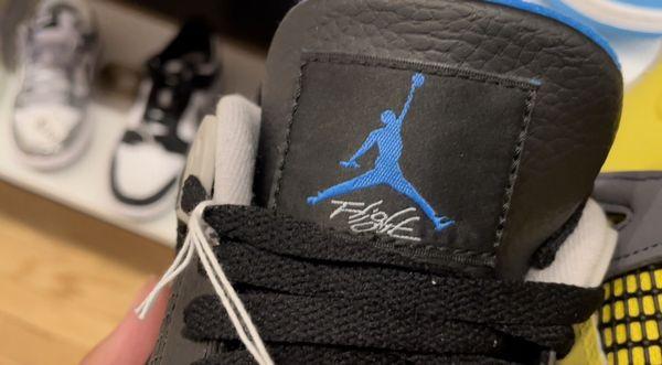 Pic is of a fake jordan 4 Motorsport alternate