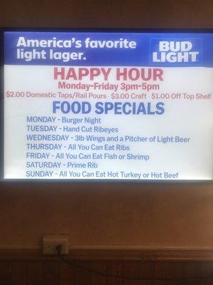 Food specials