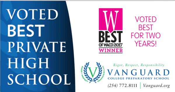 Voted by the Wacoan - Best Private High School