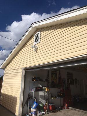 Here is the finished project- New siding after a hail storm so that the homeowner could get their home insurance back.