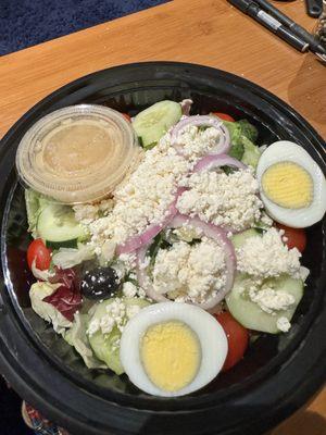 Greek salad. Super fresh!