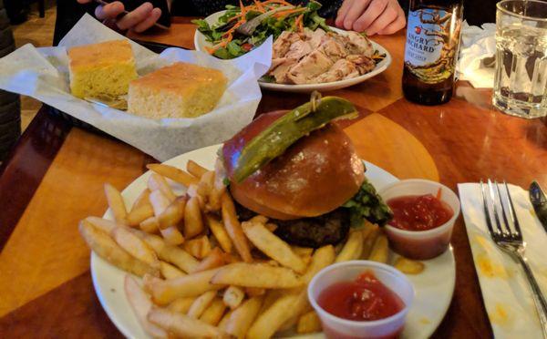 Fries and cornbread a MUST!