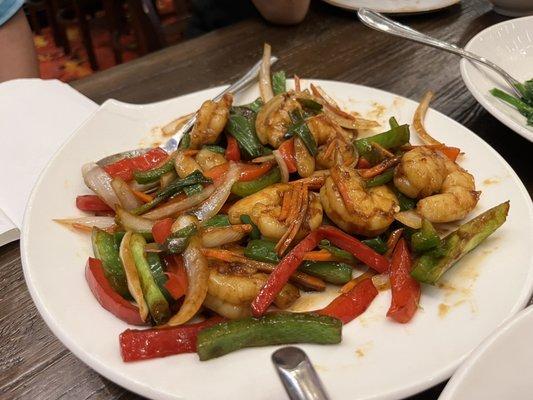 Szechuan shrimp